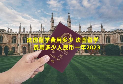 法国留学费用多少 法国留学费用多少人民币一年2023